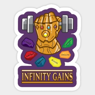 Infinity Gains Sticker